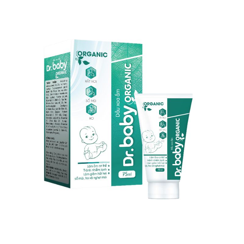 Dầu xoa ấm cho bé đa năng Dr.Baby Organic DB75